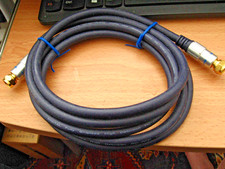 Seven Coaxial Satellite Cables