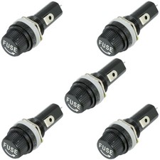 5 x Panel Mount Chassis Fuse