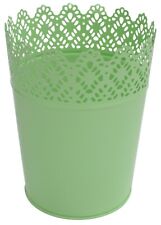 19.5cm Tall Metal Plant Pots