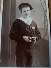 CDV Boy in Royal Navy Sailor