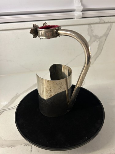 Vintage decrative silver wine