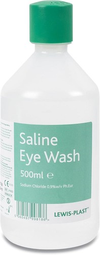 Saline eye wash solution 500ml - eye,