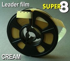 Super 8mm cine film leader - super,
