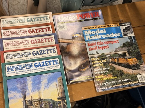Model railway magazines - 7x,