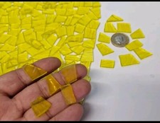 Yellow Stained Glass Offcuts