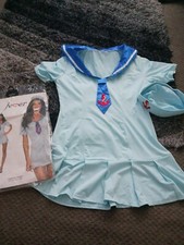 Ladies Shipmate Sailor Fancy Dress Costume Role Play Size Medium 12-14 