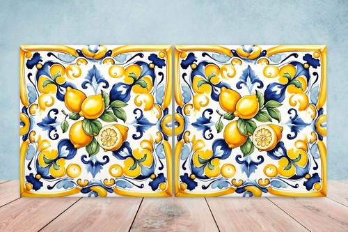 Italian ceramic backsplash - italian,