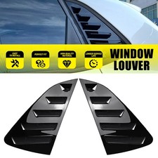 For Volkswagen Polo MK5 6R 6C 2011-17 Rear Side Window Louver Shutter Cover Trim