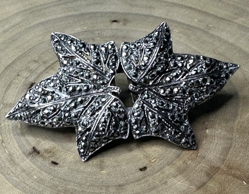 Art deco marcasite silver - art,