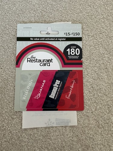 The restaurant gift card - card, £40