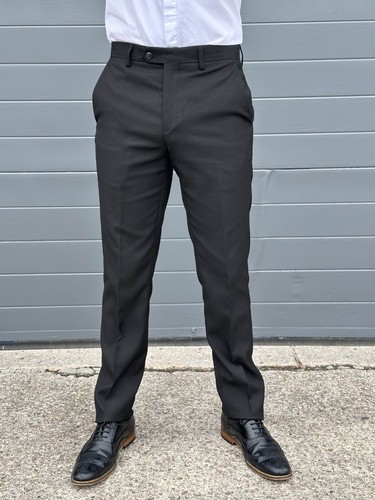 Mens black suit trouser formal - trouser,