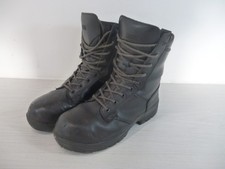 Magnum Elite Shield Met Black Leather Combat Boots UK 6 Ex Police Security Work