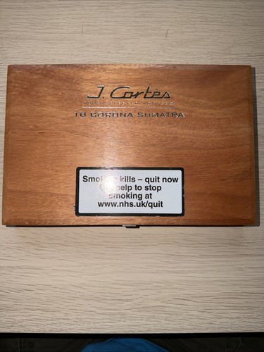 Cortes wooden cigar - wooden, box