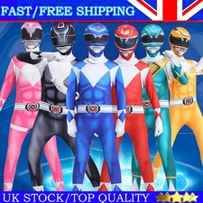 Carnival Jumpsuit Power Rangers Kid Children Cos Mighty Morphin FancyDress Suit