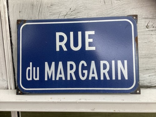 Vintage french metal enamelled - french,