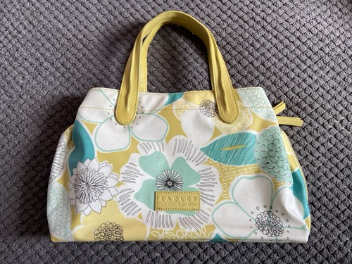 Radley handbag floral yellow - radley,