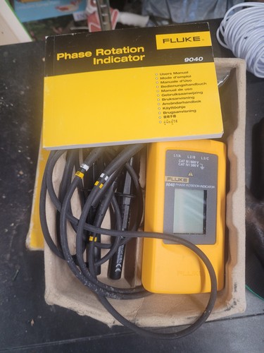 Fluke 9040 phase tester - fluke, 3