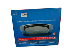 Linksys Router Simultaneous Dual Band Wireless-N Gigabit Router WRT610N Untested