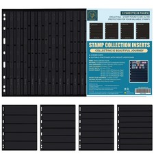 Postage Stamp Sleeves - 12