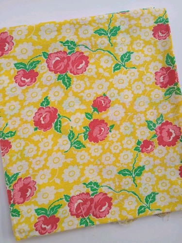 Vintage full feedsack fabric - vintage,