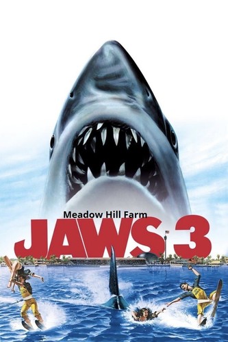 Fridge magnet jaws great - fridge,
