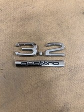 Audi TT 3.2 A3 A4 A5 A6 Rear Boot Badge Trunk Logo Emblem Genuine Part