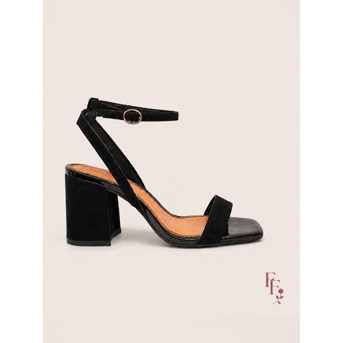 Asos design black block heel - design,