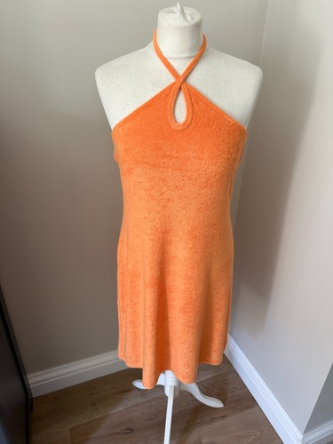 Womens orange toweling sun - , /