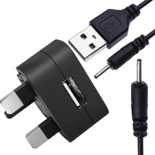 Nokia Mobile Small Pin USB Charging Lead Cord for CA-100C - 2mm to USB Cable UK