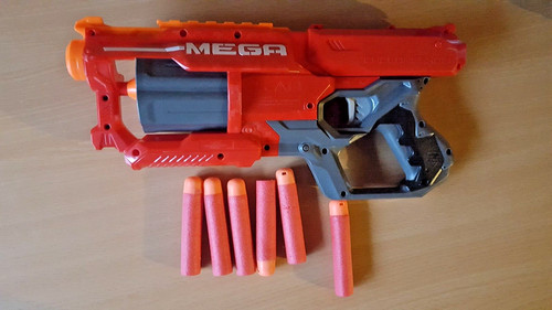 Nerf mega cycloneshock blaster - nerf,