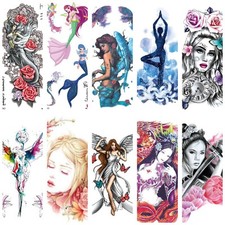 Temporary Tattoo Full Arm Sleeve Transfer Fake Waterproof Body Sticker Women Men
