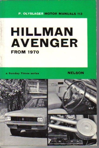 Hillman avenger from 1970 - hillman,