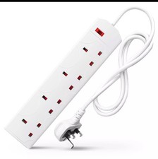 1M Extension Lead 5 Way Power