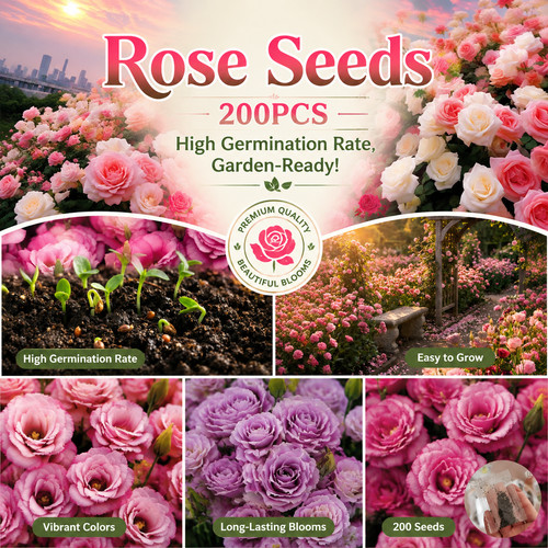 Premium climbing rose seeds - rose,
