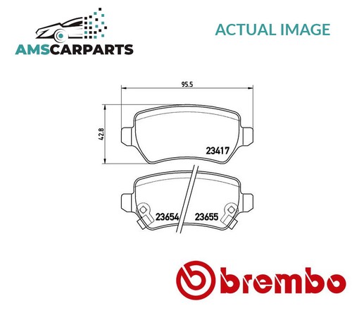 Brake pads set braking pad - brake,
