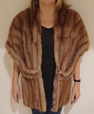 Real Fur Bolero/Shawl - medium