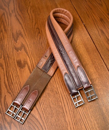 Beval fancy leather girth - beval,,