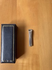 Antique Sterling Silver Bouttoniere Button Hole Posy Holder 