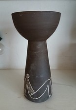 Handmade Pottery Lamp Base  Lamp Not Installed