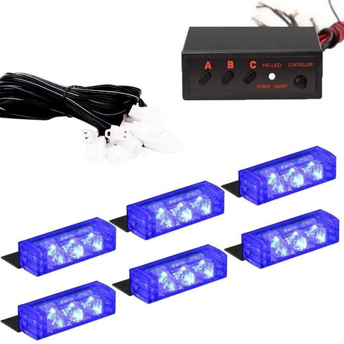 Leds car blue - 18, emer