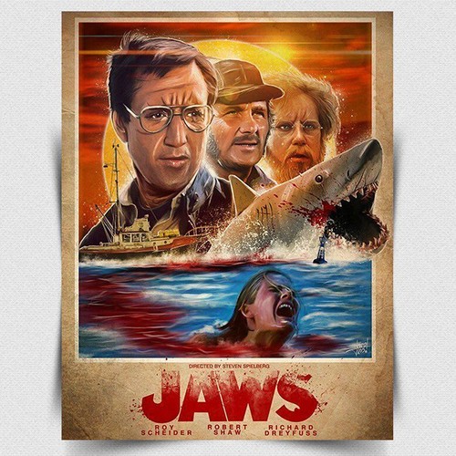 Jaws steven spielberg metal - steven,