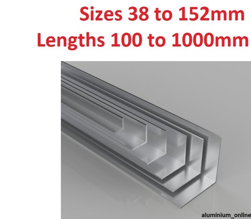 Aluminium equal angle 38mm - aluminium,