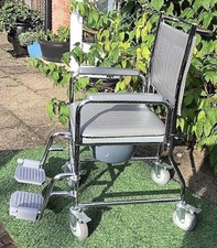 NRS Healthcare Wheeled Commode Fixed Height Individual Items Spares. Wheelchair.