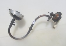 Victorian Brass Gas Wall Light Sconce Lamp Antique Old Vintage Copper Plated