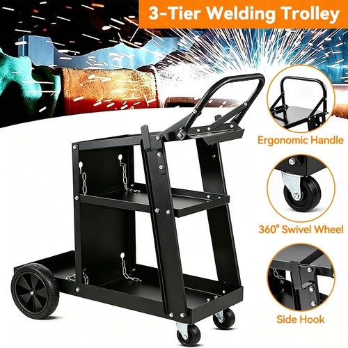 Tier trolley welding - 3-tier, cart