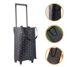  Wheel Rolling Shopping Bag Trolley Laundry Portable Trolly Grocery Cart
