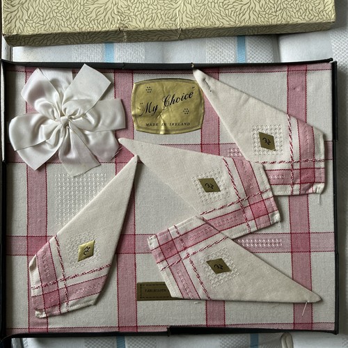 Boxed irish linen tablecloth - boxed,