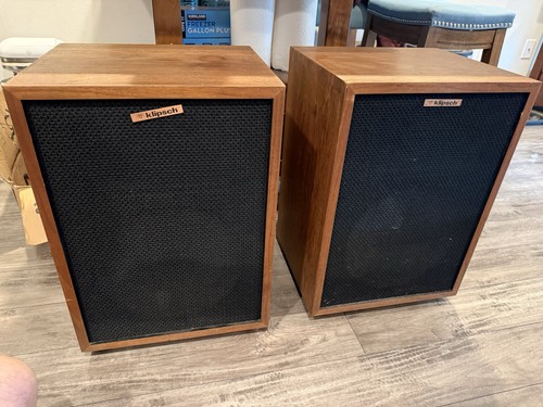 Pair klipsch heresy speakers - klipsch,