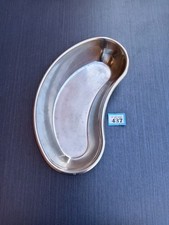 Vintage Kidney Dish Tawlite Medical Dental Surgical Instrument Tray ? B437 S