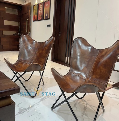2pcs buffalo leather - buffalo, butterfly